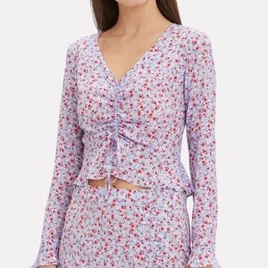 INTERMIX GIADA FLORAL PRINTED TOP Size 0